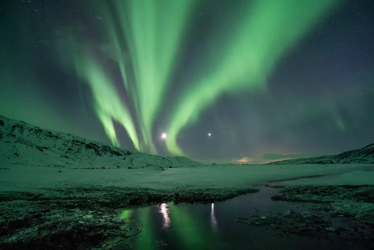 Northern lights, Thórsmörk